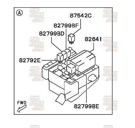 Mitsubishi OEM Updated Fuel Injector Relay - CZ4A EVO X